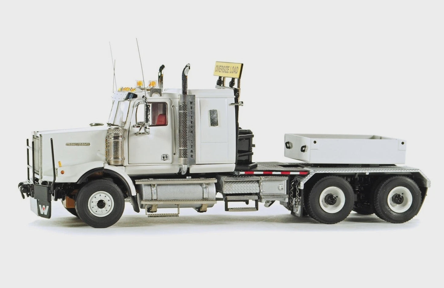 (Pre Owned) Western Star 4964SX Heavy Haul Tractor w/Ballast Box (white) 1:50 WSI 34-2004