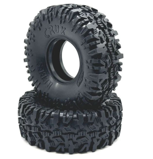 Reefs RC Crux 1.9" Rock Crawler Tires w/Foams (2) (4.75") (Gray) - SEHREEFS176