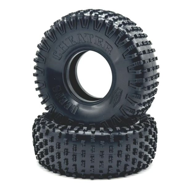 Reefs RC Cheaters 1.9" Rock Crawler Tires w/Foams (2) (4.75") (Gray) - SEHREEFS177