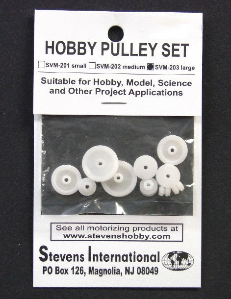 Assorted Large Plastic Pulley Set (1.9mm ID) (10pcs) #SVM-203