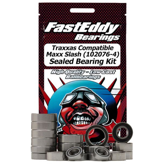 FastEddy Rubber Sealed Bearing Kit for Traxxas Maxx Slash - TFE9145