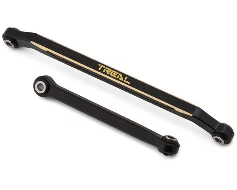 Treal Hobby Redcat Ascent-18 Brass Front Steering Link Set (Black) (2) (13.1g) - TLHTASCENT18-08