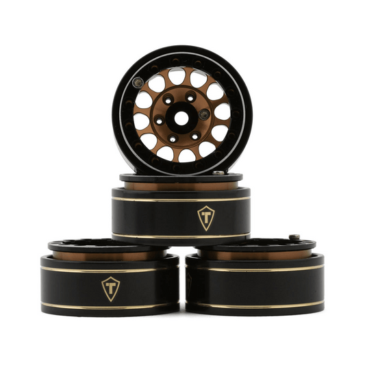 Treal Hobby Type I 1.0" Classic 12-Spoke Beadlock Wheels - Assorted Colours
