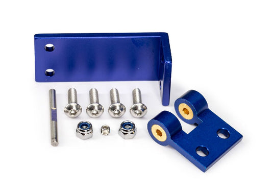 Traxxas Rudder mount, aluminum/ hinge pin - TRA10639