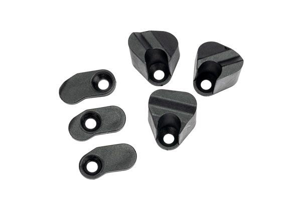 Traxxas Adapters, electronic speed control (inner (3), outer (3)) - TRA10724