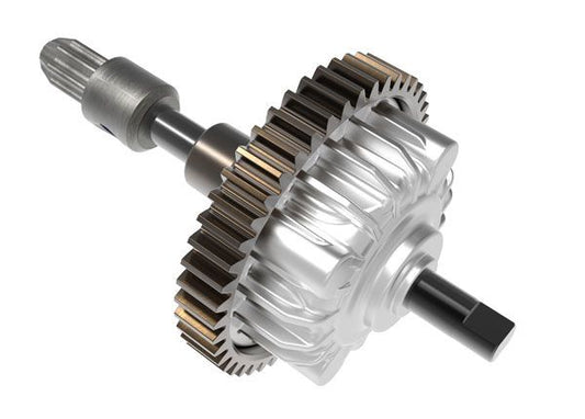 Traxxas Differential Kit, Center (Complete With Steel Spur Gear) (Aluminum Carrier) (Requires #10757 & #10762) - TRA10760R