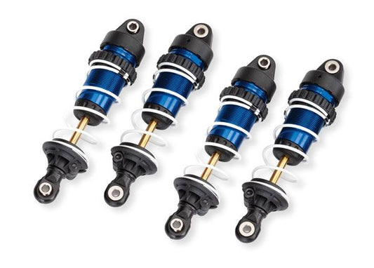 Traxxas Shocks, GTR Long PTFE-Coated Bodies With Tin Shafts (Assembled With Springs) (4) - Assorted Colours TRA10765
