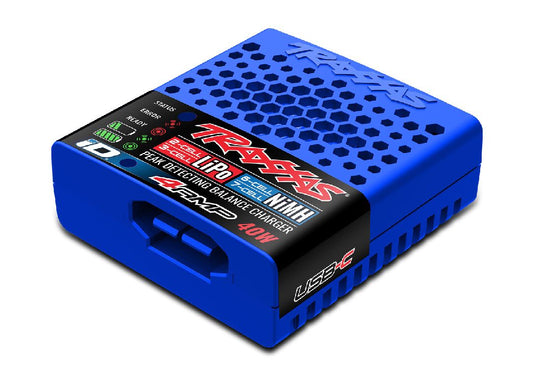 Traxxas USB-C Multi-Chemistry Charger w/iD Auto Battery Ident. TRA2985