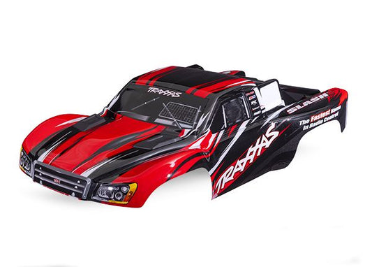Traxxas Body, Slash 4X4, red, painted, decals applied - TRA5855-RED