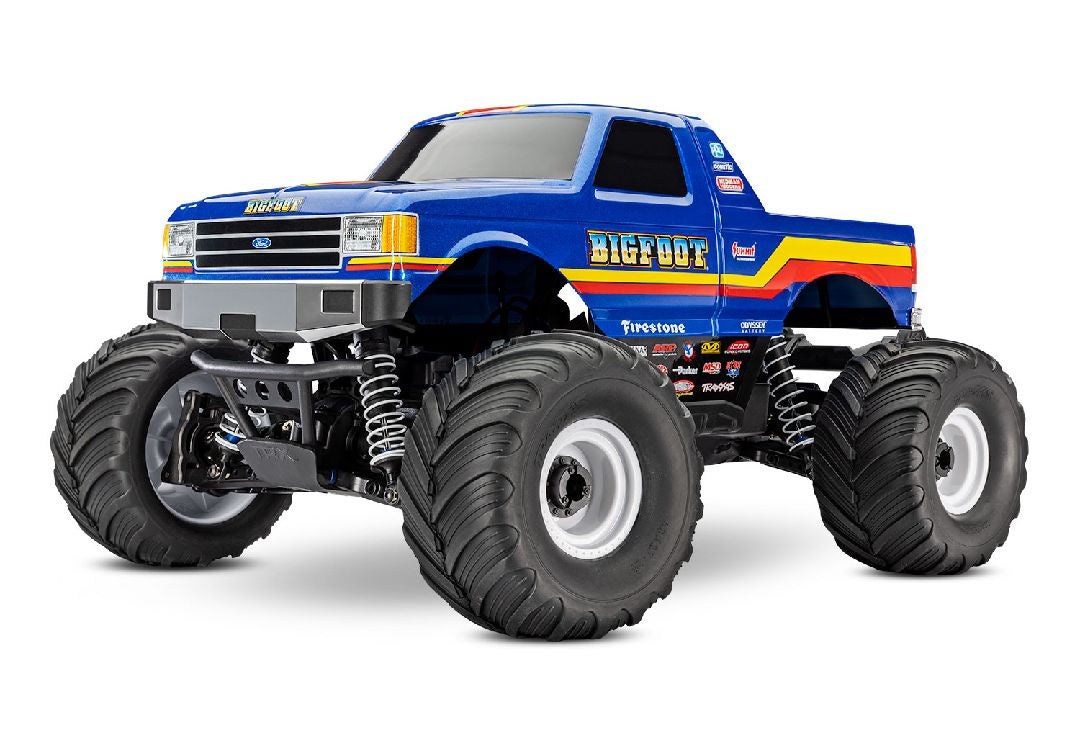 Traxxas Bigfoot® BL-2s™ 1/10 RTR 4WD Brushless Monster Truck (Blue) w/BL-2s ESC & TQ 2.4GHz Radio - TRA67134-4