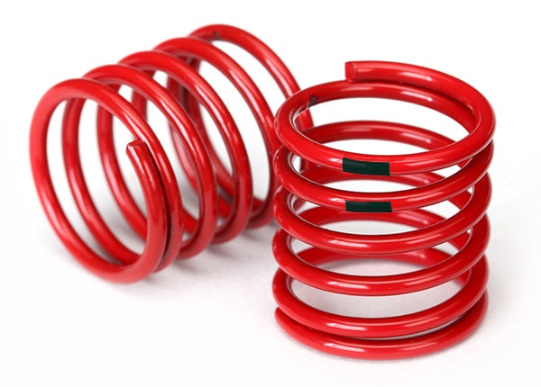 Traxxas Spring, shock (red) (4.4 rate, black stripe) (2) - TRA8364