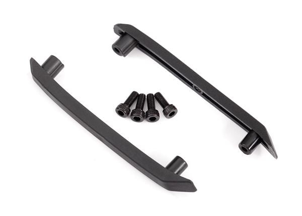 Traxxas Skid plate, roof (body) (black) (left & right)/ 3x8mm CS TRA9017