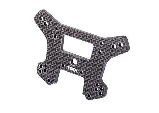 Traxxas Shock Tower, Front, 5mm (Carbon Fiber) (Fits Sledge) - TRA9640