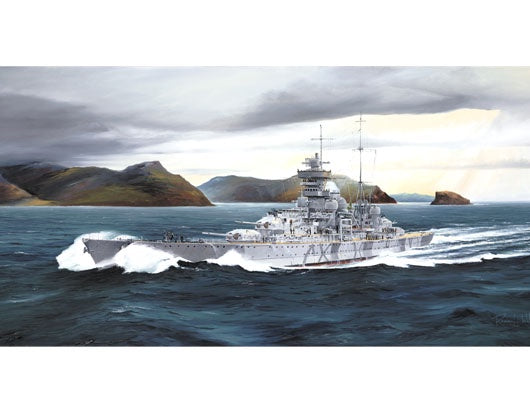 German Cruiser Prinz Eugen 1942 1/700 #05766 by Trumpeter