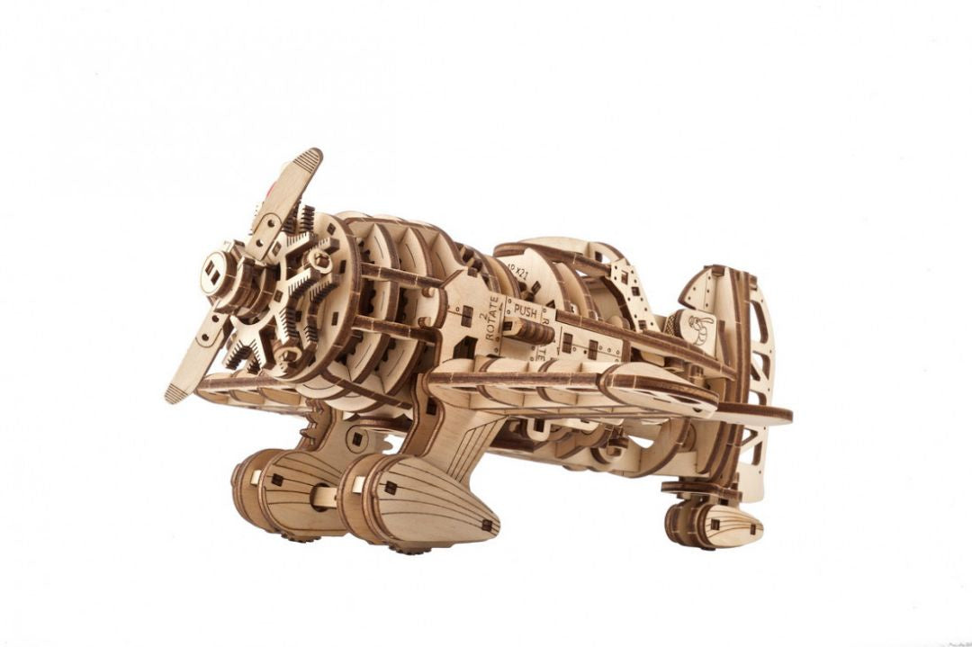 UGears Mad Hornet Airplane - 354 Pieces - UGR70183