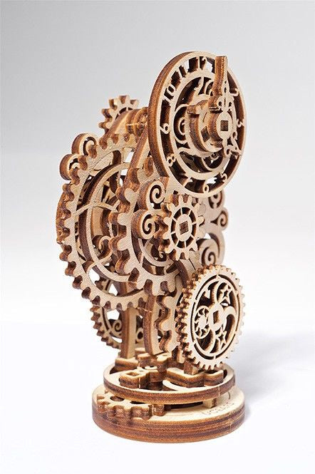 Ugears Steampunk Clock 2.0 Mini-model - 40 Pieces - UGR70219