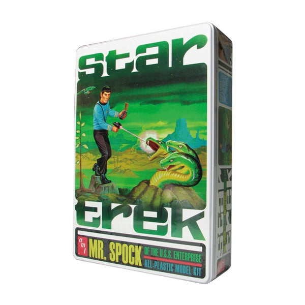 Star Trek Mr. Spock Plastic Model Kit in Collectors Tin #624