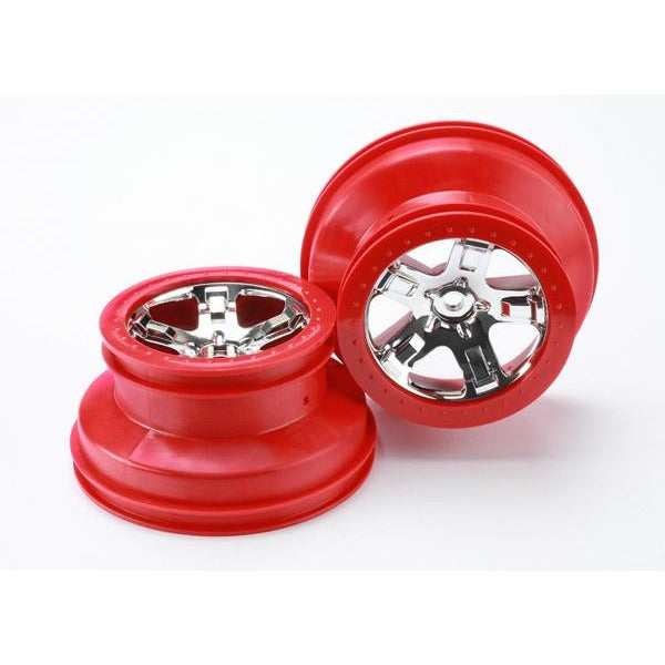 TRA5868 Wheels Chrome / Red Dual Profile