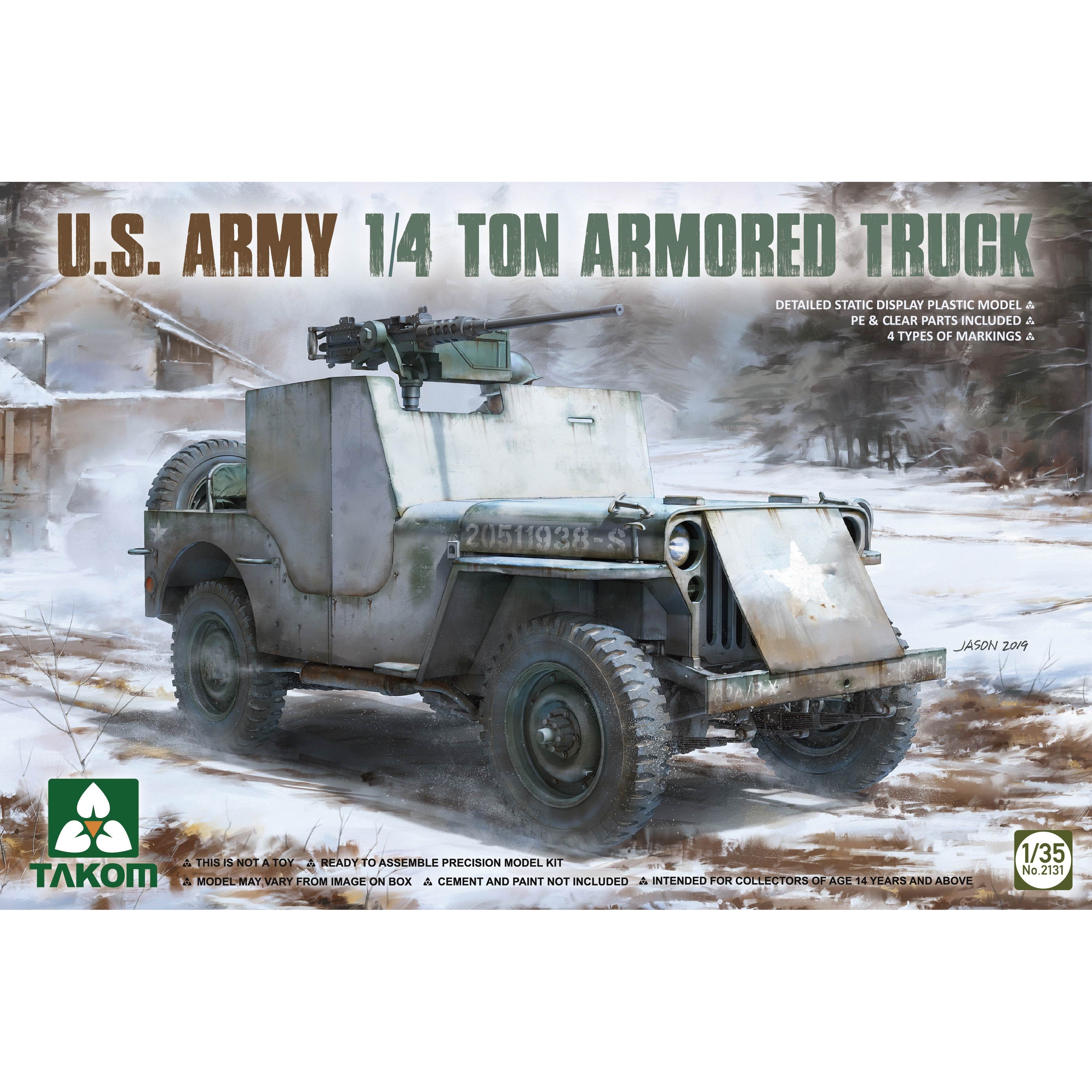 US Army 1/4 Ton Armored Truck 1/35 by Takom