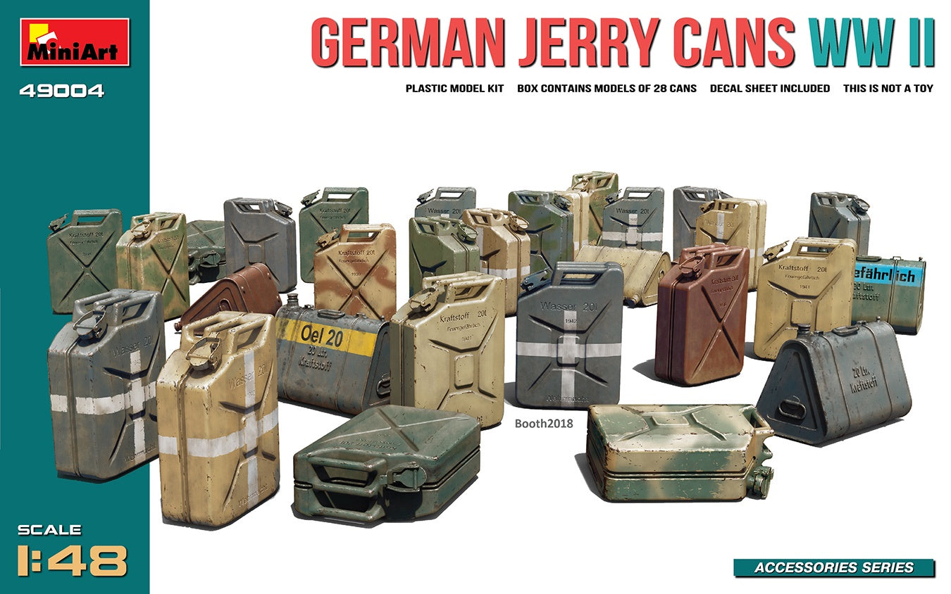 German Jerry Cans WW2 1/48 #49004 by MiniArt