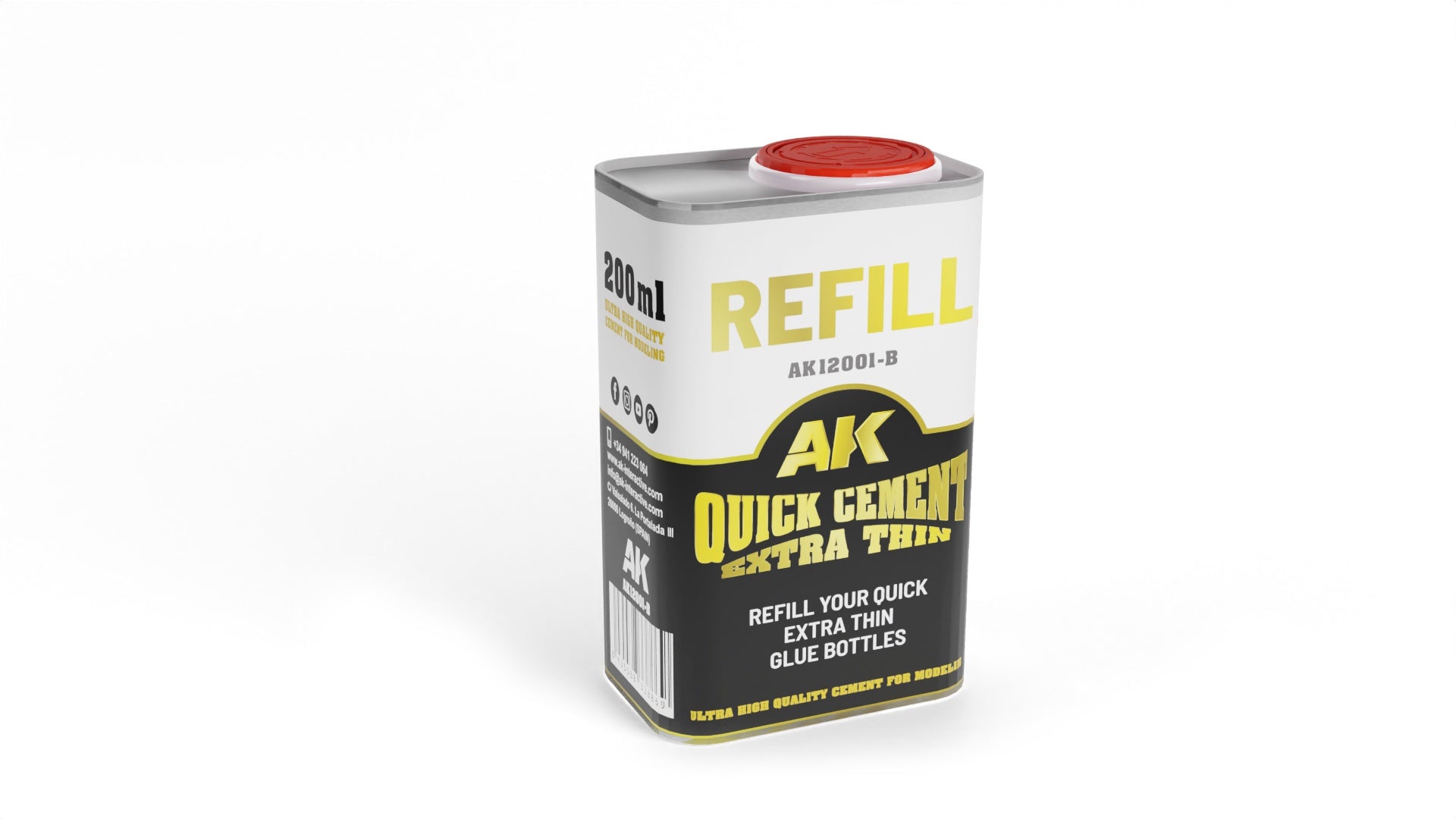 AK Extra Thin Quick Cement Refill 250 mL