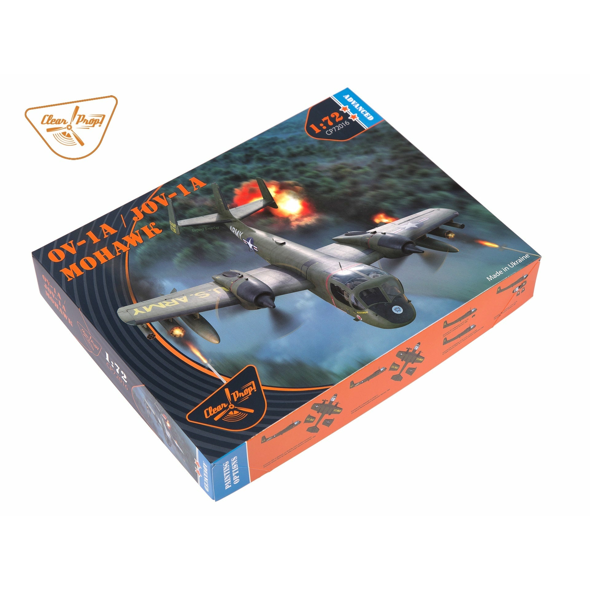 OV-1 A/JOV-1A Mohawk 1/72 #CP72016 by Clear Prop