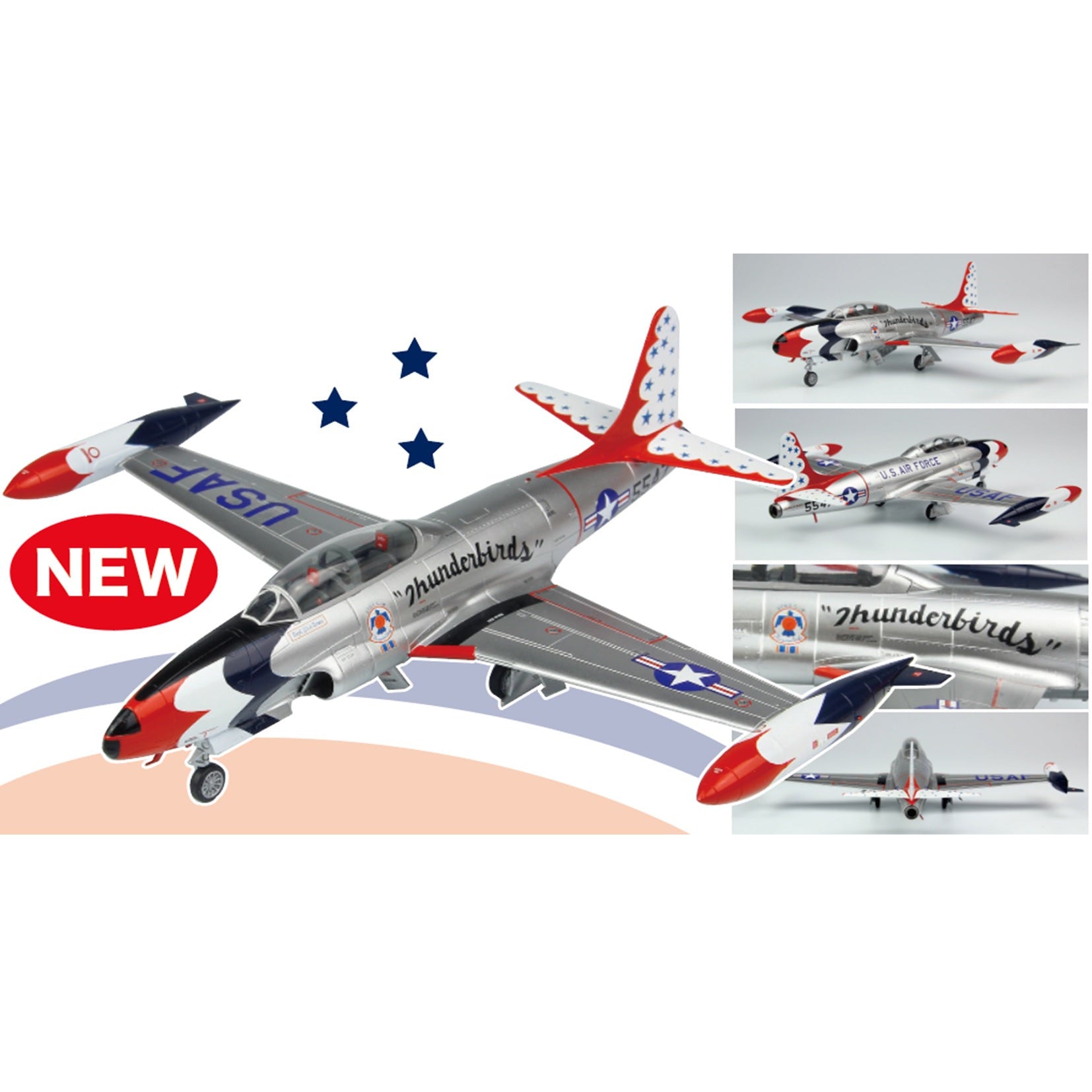 USAF T-33A Shooting Star 'Thunderbirds' 1/72 by Platz