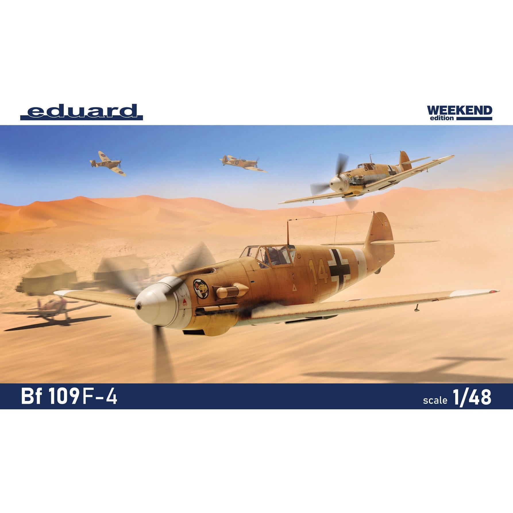 Bf 109F-4 [Weekend Edition] 1/48 #84188 by Eduard