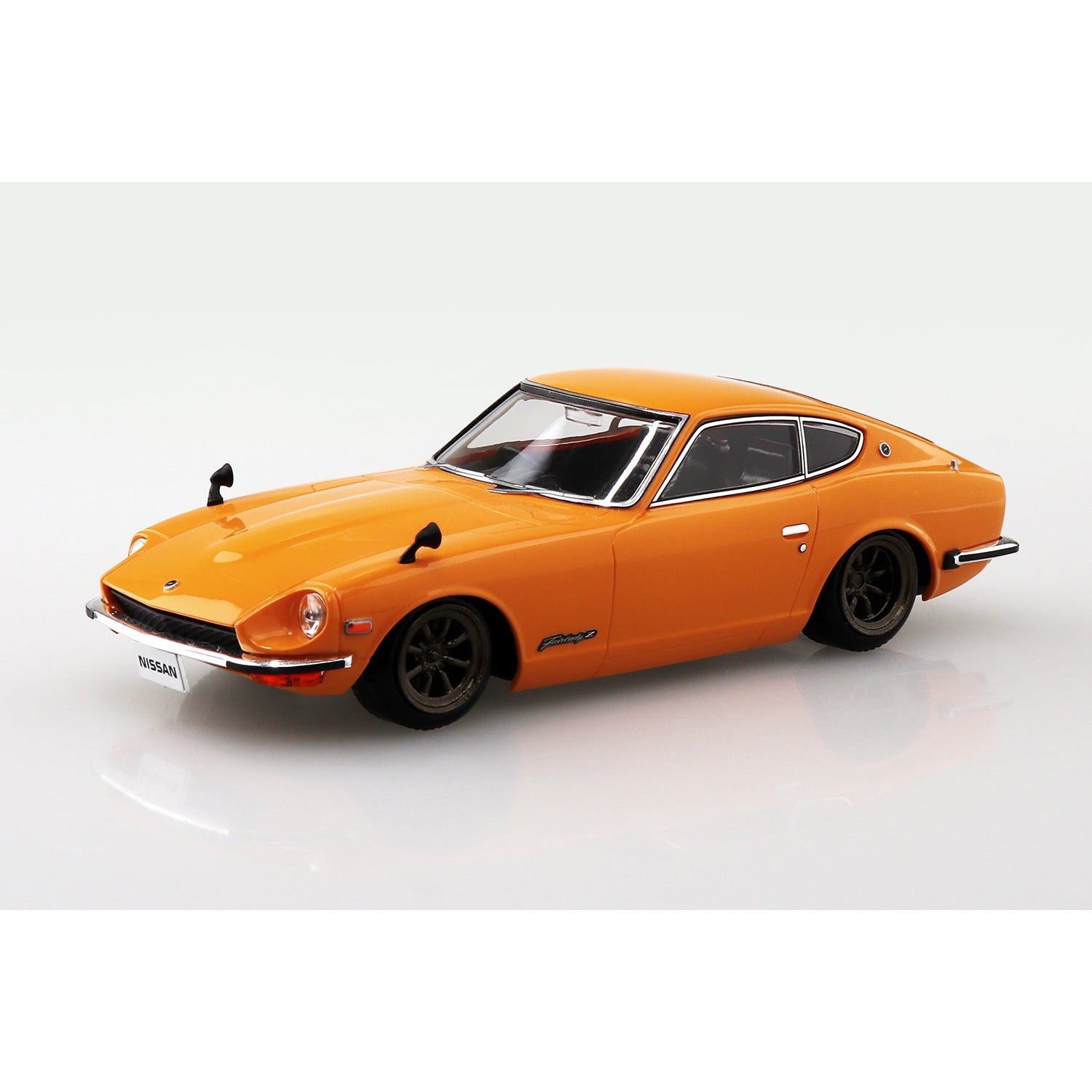 Nissan S30 Fairlady Z Custom Wheel(Safari Brown) 1/32 Model Car Kit #06477 by Aoshima