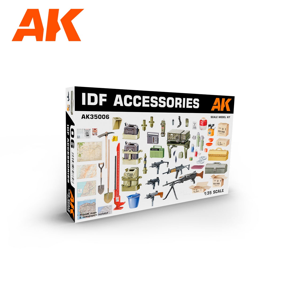 IDF Accessories 1/35 #AK35006 by AK Interactive