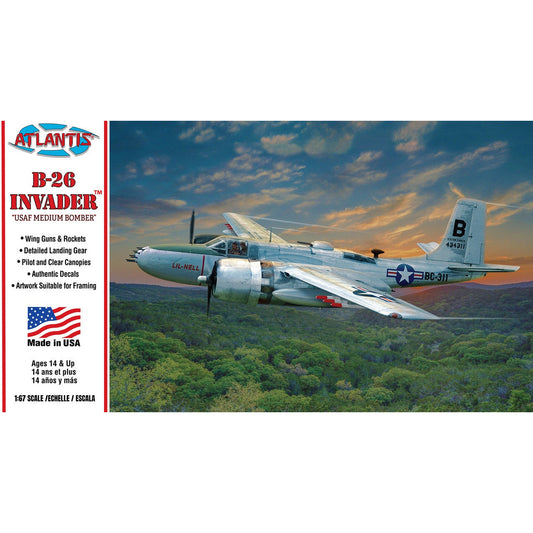 B-26 Invader Bomber 1/67 #M6818 by Atlantis