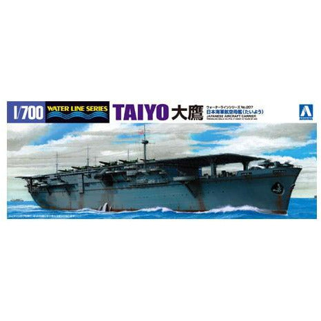 Taiyo IJN Aircraft Carrier 1/700 Model Ship Kit #45206 by Aoshima
