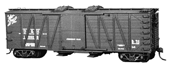 Tichy USRA 40' Boxcar/Covered Hopper Cement Service Conversion - Kit #4030