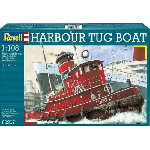 Harbour Tug Boat Set 1/108 Model Ship Kit #65207 by Revell
