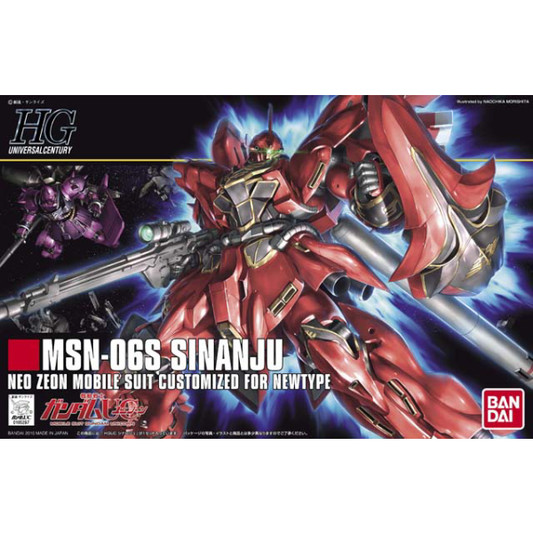 HGUC 1/144 #116 MSN-06S Sinanju #5058813 by Bandai