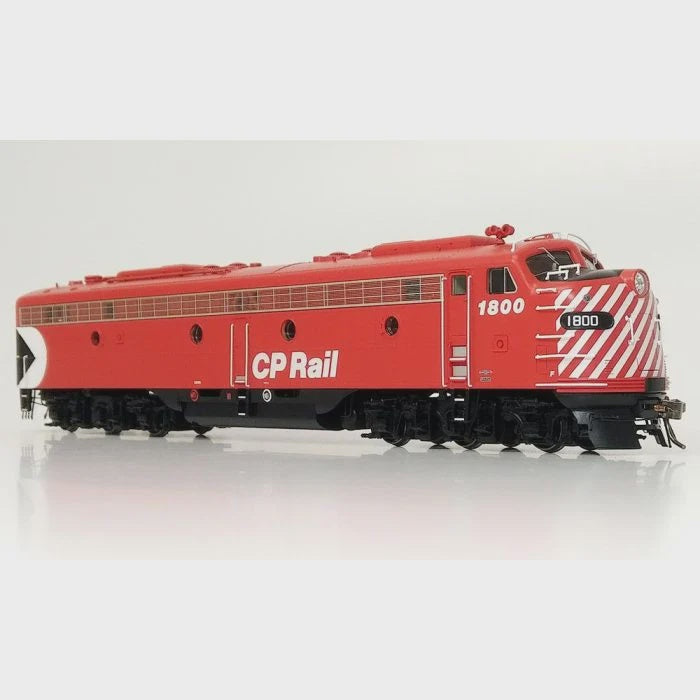 Rapido 28515 HO EMD E8A (DC/DCC/Sound): CP Rail - Action Red 5" Stripes: #1800