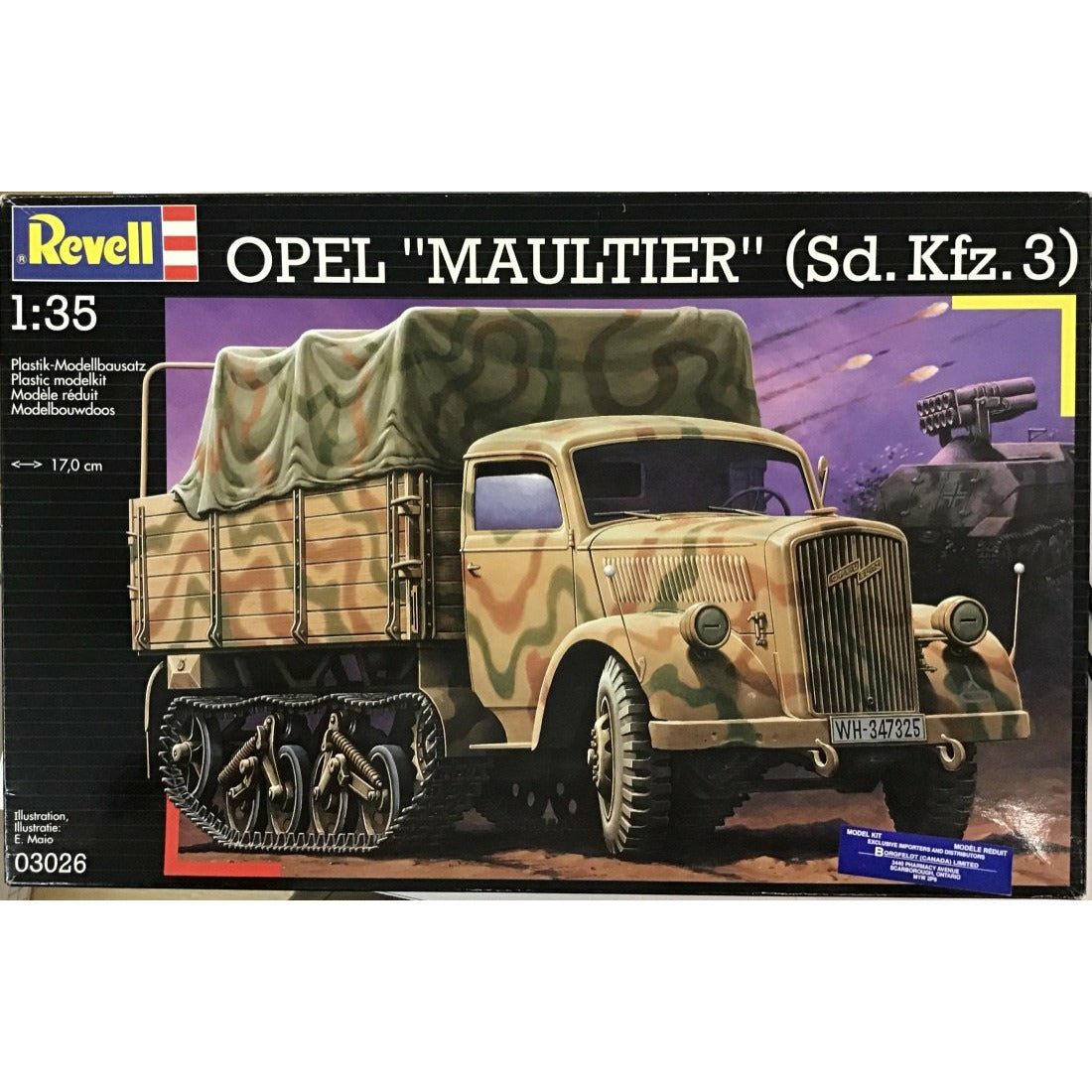 Opel "Mailtier" (Sd/ Kfz.3) (PRE-OWNED) 1/35 Revell