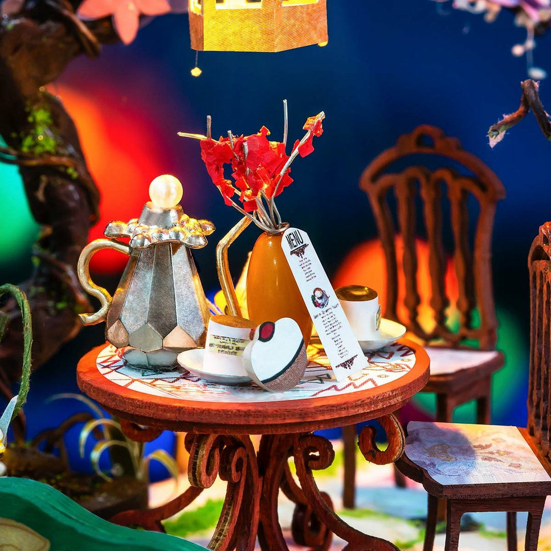 Robotime Magical Cafe Glass Dollhouse - Mysterious World Series