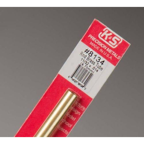 K&S Round Brass Tube - 11/32" OD KSE8134