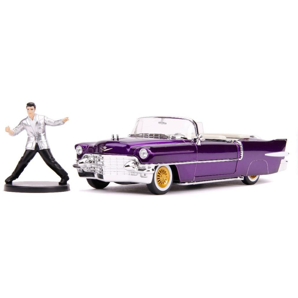 Jada Hollywood Rides Cadillac Eldorado w/ Elvis Presley 1/24 #30985