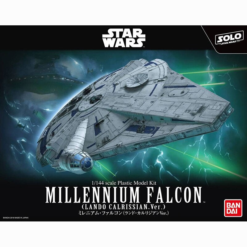 Millennium Falcon (Lando Calrissian) 1/144 Star Wars Model Kit #0225754 by Bandai
