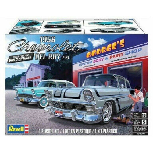 1956 Chevrolet Del Ray 2'n1 1/25 Model Car Kit #4504 by Revell