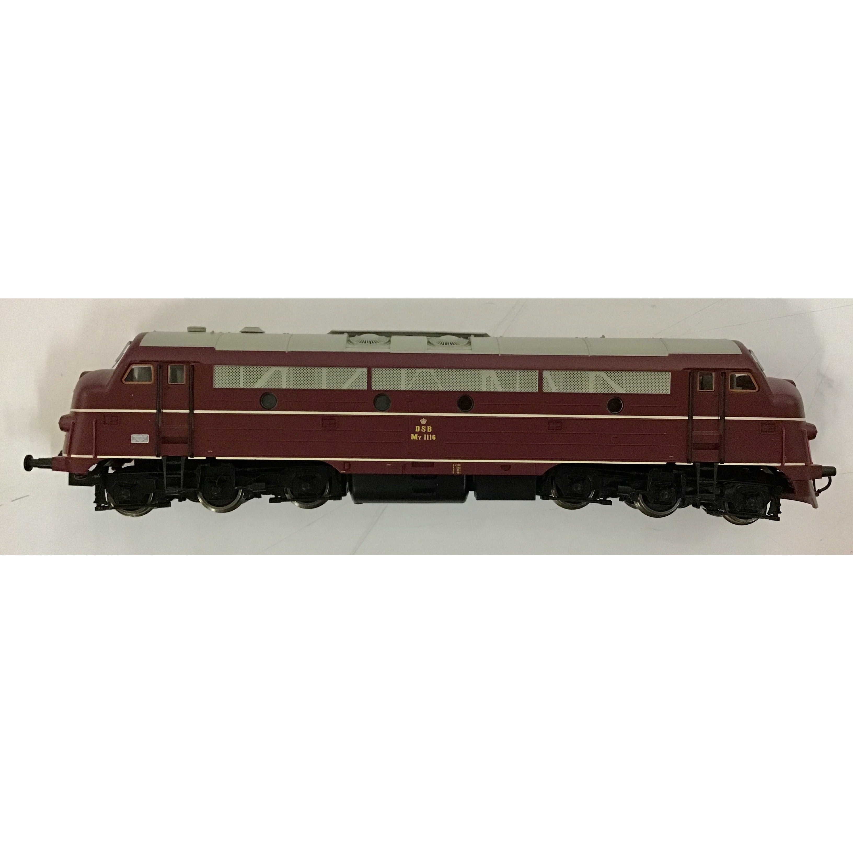 HO Scale Diesel locomotive MY, (NOHAB) of the DSB #1116 (PRE OWNED)