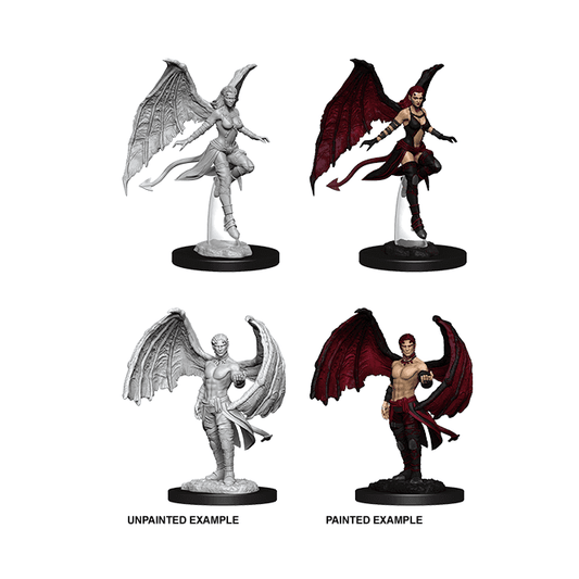 D&D Unpainted Mini - Succubus & Incubus 73841