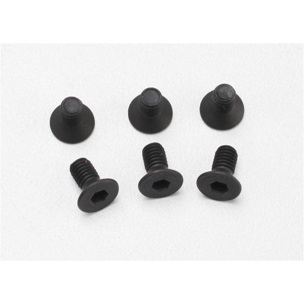 Traxxas 3x6mm Flat Head Machine Hex Screw (6) TRA2534