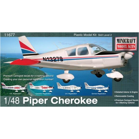 Piper Cherokee 1/48 by Minicraft