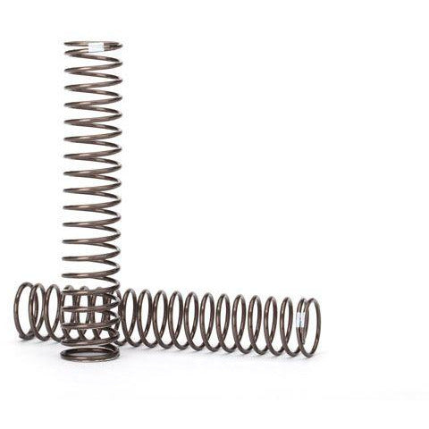 TRA8157 Springs, shock, long (natural finish) (GTS) (0.62 rate, blue stripe) (for use with TRX-4 Long Arm Lift Kit)