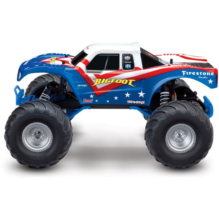 Traxxas Bigfoot 1/10 Scale 2WD Monster Truck - Red, White & Blue