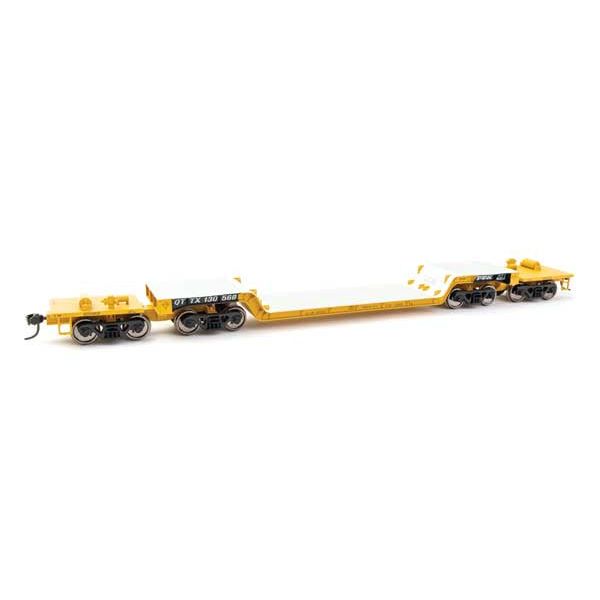 81' 8-Axle Depressed Center Flatcar - TTX #130568 (HO) #50217 by Walthers