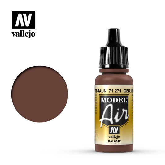 Vallejo Model Air 71.271 German Red Brown 17mL